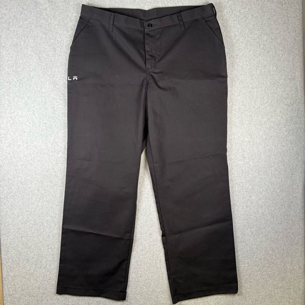 Tesla Motors Red Kap Work Pants Black Mens 40x32 Employee Workwear Pockets
